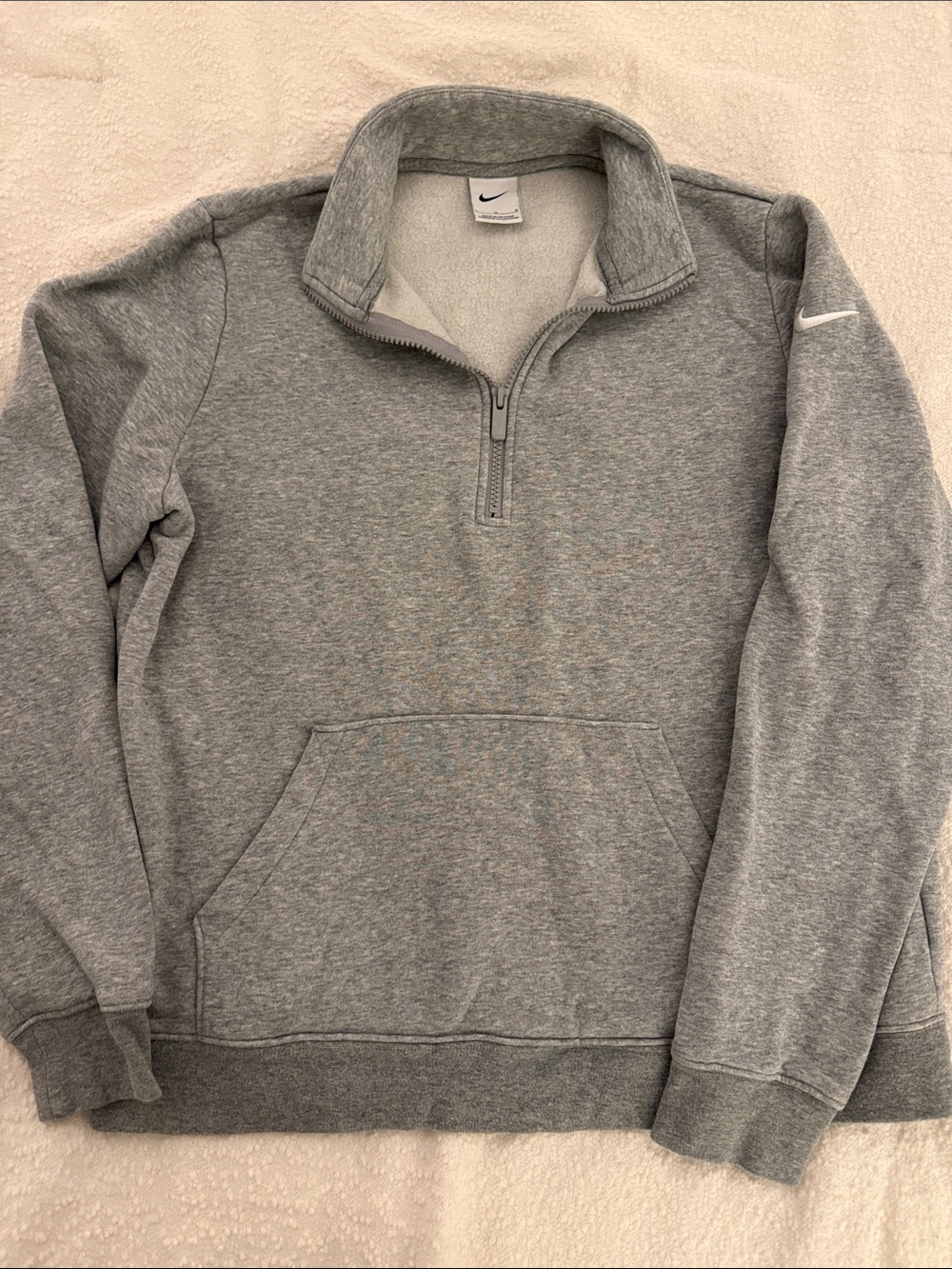 Nike Women's Club Fleece Sleeve Swoosh 1/2-Zip